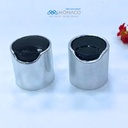 Press Cap Black - Alu Silver 28/410