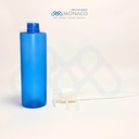 PET Bottle 220 Ml Weight 29 gm Semi Transparent Blue - Painting Matt - Cream Pump Semi White Transparent