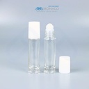 Glass Bottle 10 Ml - White Cap - Ball and House - Tint