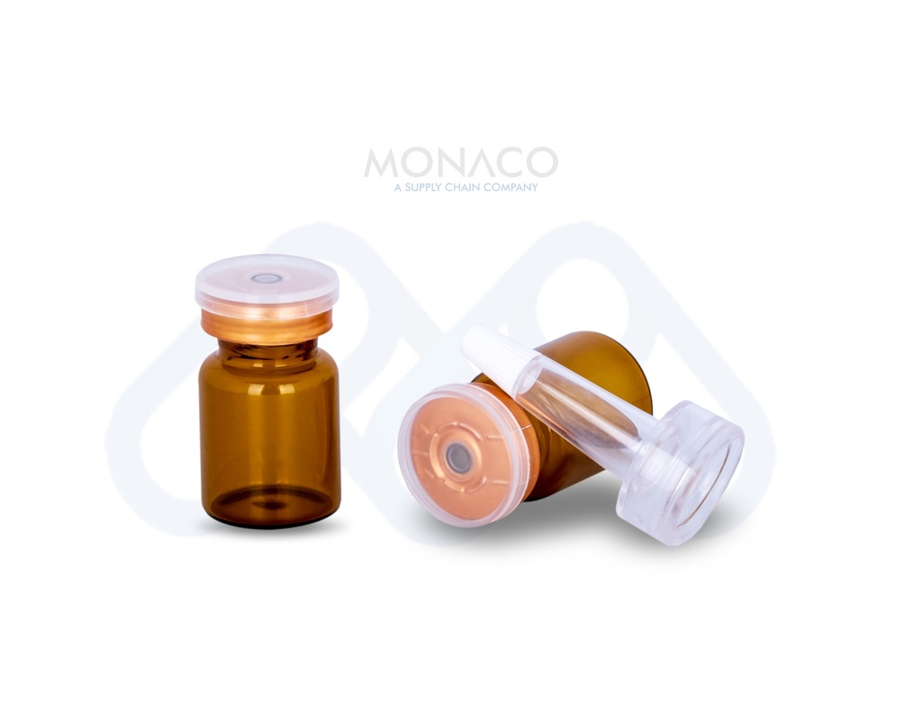 Silicon Rubber and Aluminum Bronze Cap For Vial 10 and 5 Ml