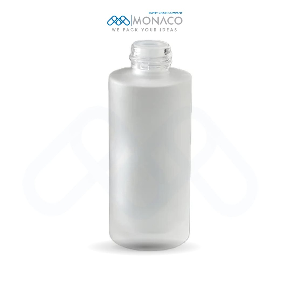 Glass Bottle Frosted 50 Ml Round - Neck 20 MM