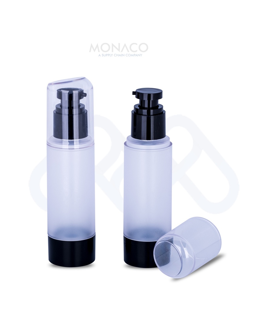 Airless Bottle 80 Ml Frosted / Black