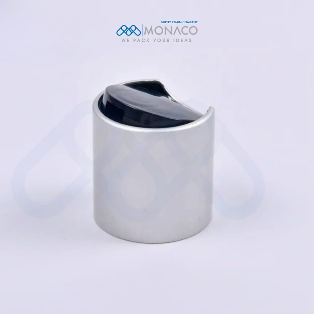 Press Cap Black - Alu Silver 28/410