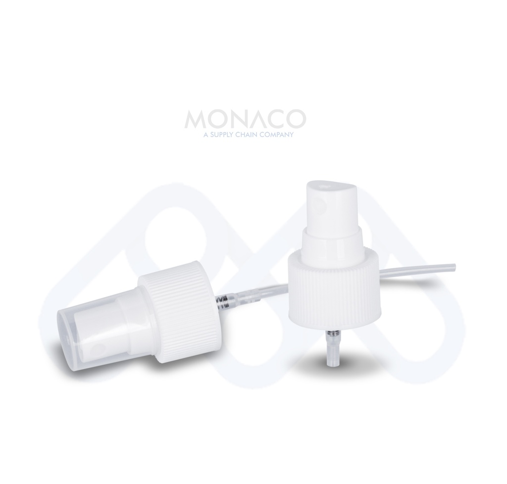 [M0000001] White Spray Pump Neck 20 / 410 Ripped