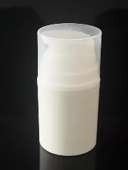 Monaco Airless 50 Ml White with Transparent Cap