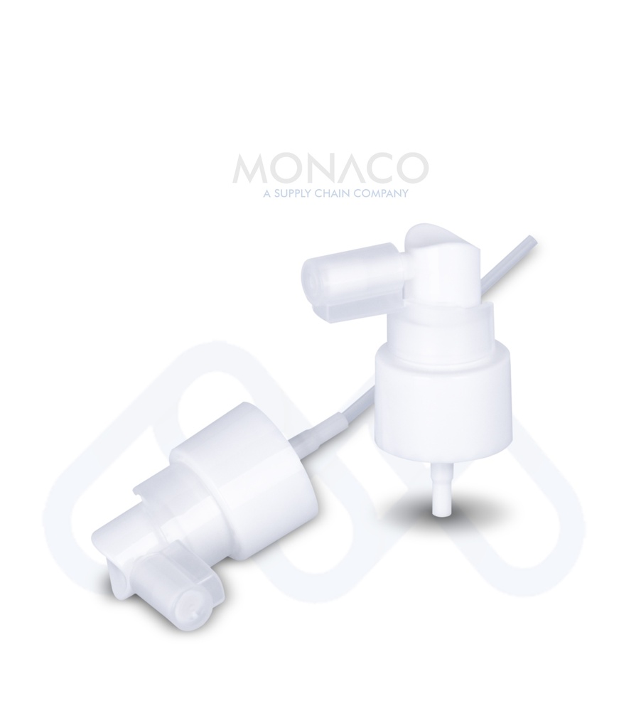 White Spray Pump Vichy Neck 20 Smooth