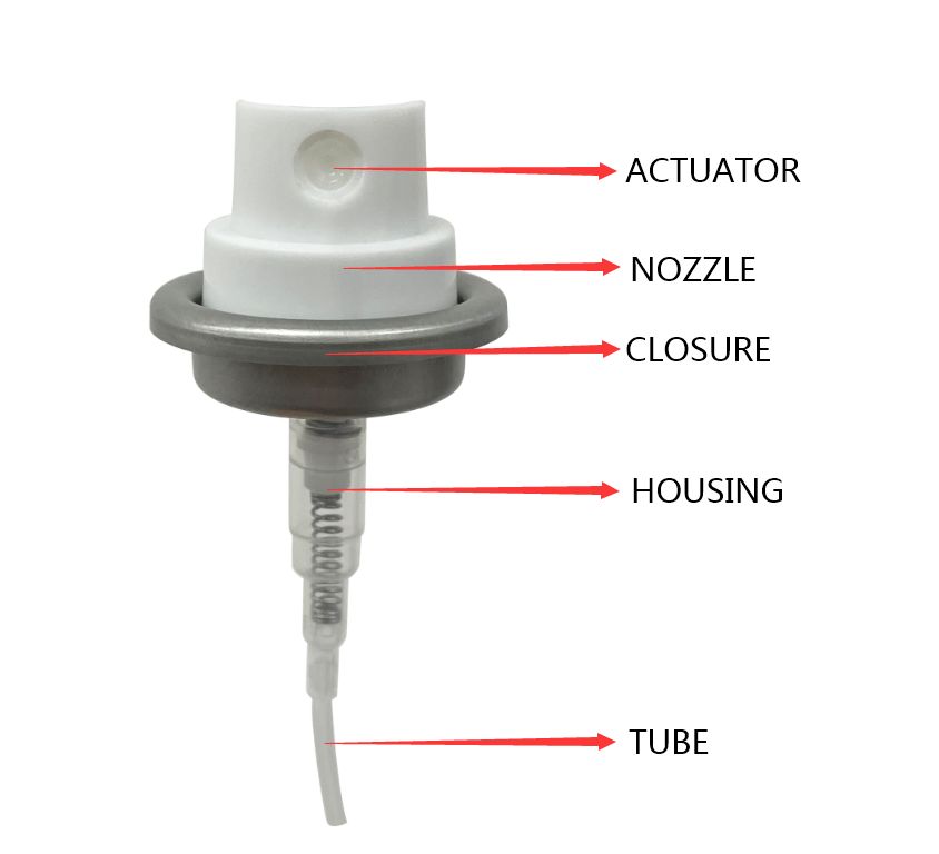 Valve For Alumnium Can With White Actuator Without Cap