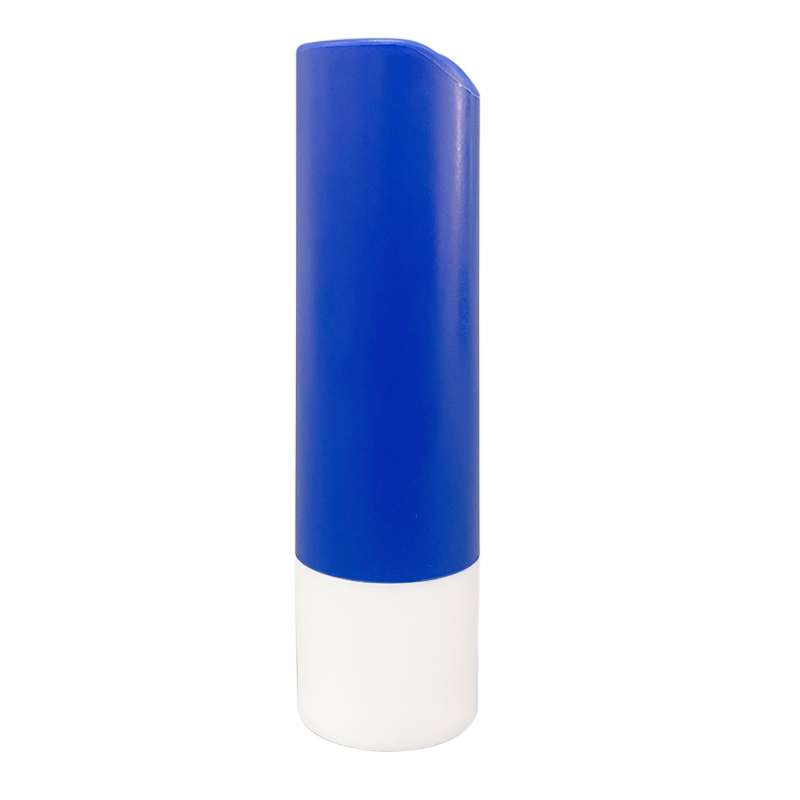 Lip Balm MN42-94 Type L08b-s - PP Naturally Matt Cap Pantone Originally Blue - White Body