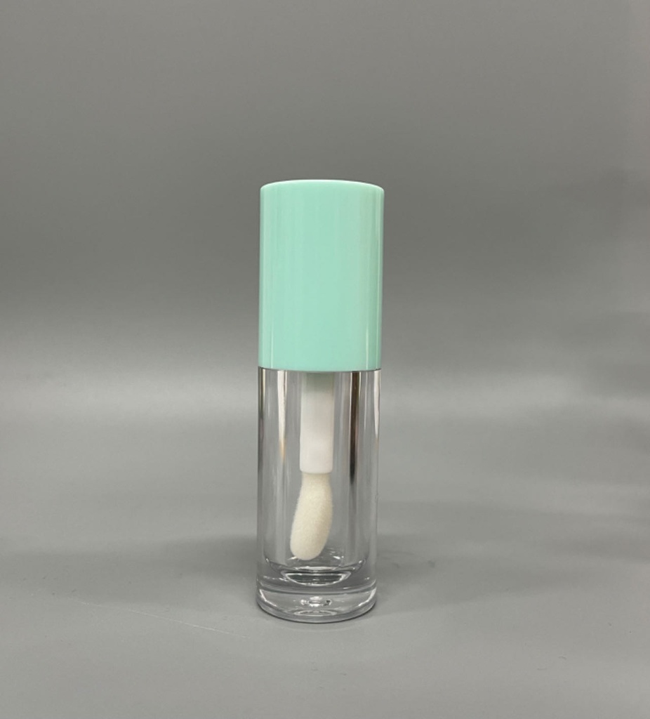 Lip Gloss 5 Ml Transparent Body LG12-0030-5-3.7 With Green Cap - Locken v2