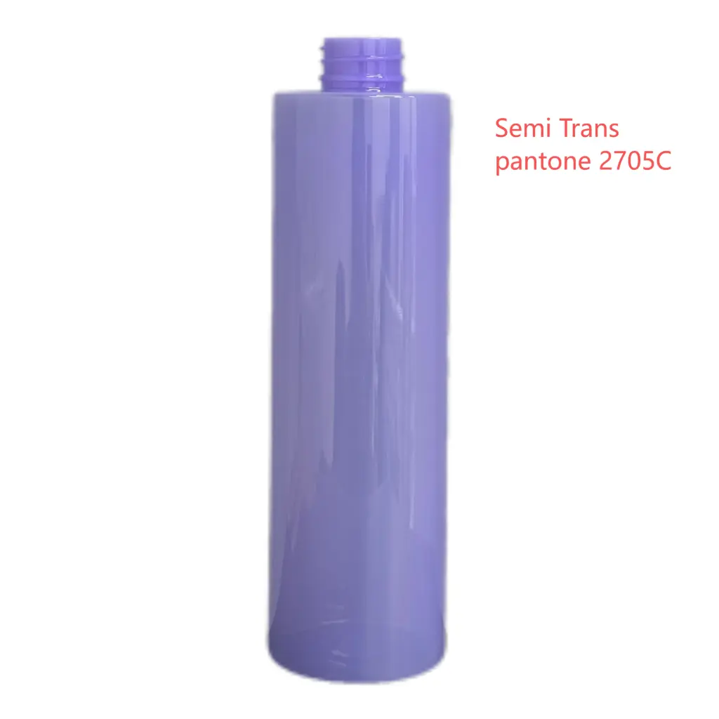 PET Bottle Round Neck 28/410 L 168 MM* W 58 MM - 400 Ml Pantone 2705 C Semi Trans (Purpple) Jov Nat SHMP Hyaluron Boost