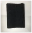 Black Nylon Bath Towel 30*90 MM With Small White Ticket Printed by (Booth Of Beauty)