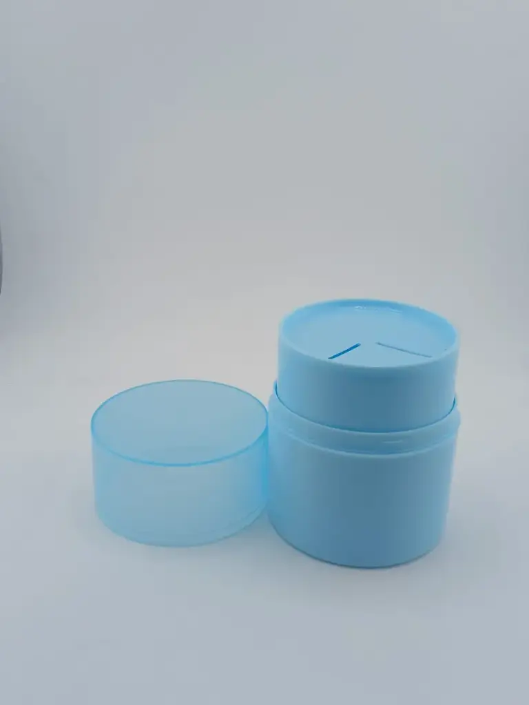 Jar Cleansing Balm 50 ml Body PANTONE 2975 C Opaque - Cap Semi Transparent PANTONE 2975 C