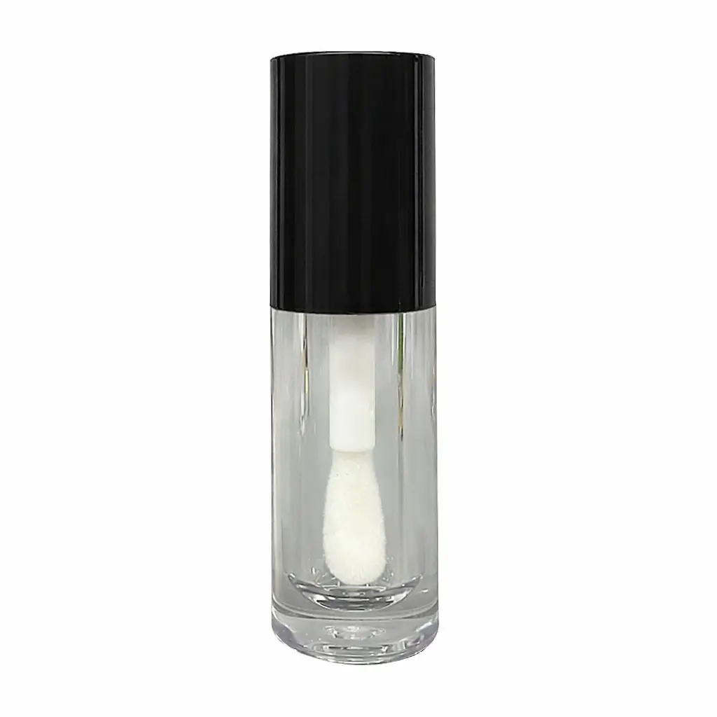 Lip Gloss 5 Ml Transparent Body Bruch Code 147 With Black Cap