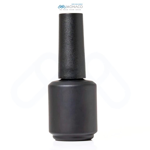 [M0000013] Black Frosted Nail Polish 7 Ml