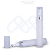 [M0000032] Eye Roll Acrylic Round Airless Silver Ring and Metal Ball 20 Ml