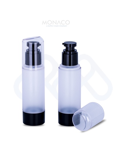 Airless Bottle 80 Ml Frosted / Black