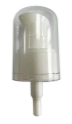 [M0000054] White Serum Pump Neck 24 With Crystal Cap