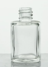 [M0000134] Round Glass Bottle 50 Ml Transparent Neck 20