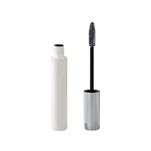 [SET000012] Mascara - Cap Metallized Sliver, Bottle injection white  - 10 Ml