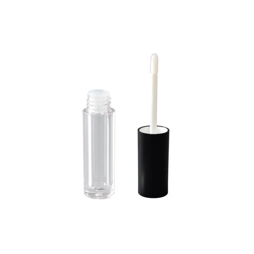 [SET000016] Lip Gloss - Cap Matt Black, Bottle AS clear - 4.5 Ml