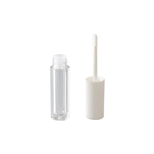 [SET000017] Lip Gloss - Cap Matt White, Bottle AS clear - 4.5 Ml