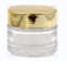 [SET000025] Glass Jar Transparent CT-GC02 10 Ml - Inner White Lid - Gold Cap UV