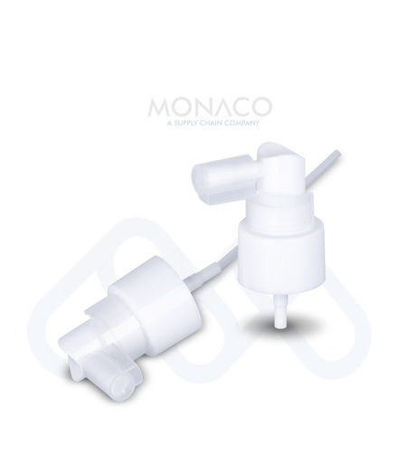 [M0000068] White Spray Pump Vichy Neck 20 Smooth