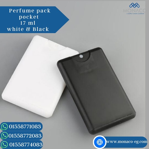 [M0000079] Perfume Pack Pocket 17 ML Black Matt