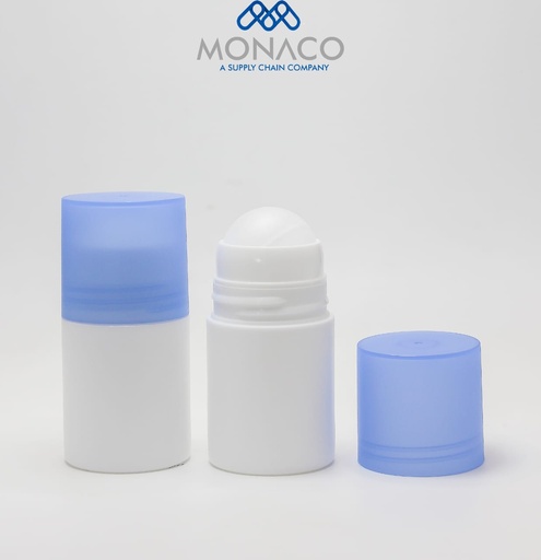 [M0000332] Monaco Roll On STH Semi Transparent Blue Cap 60 ML