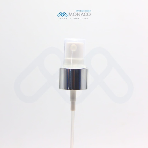 [M0000105] Spray Pump Neck 20 CT05-1-AL Neck 20/410 White Silver