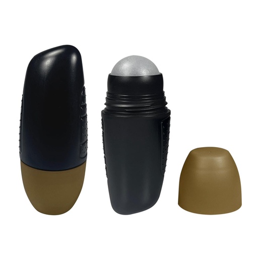 [M0000372] Monaco Roll-On Sport Oblique End Black and Brown Cap