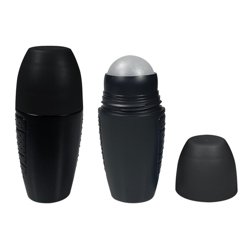 [M0000379] Monaco Roll-On Sport Straight End Black and Black Cap