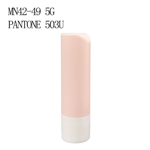 [M0000462] Lip Balm MN42-94 Type L08b-s - Nude Color Cap - White Body