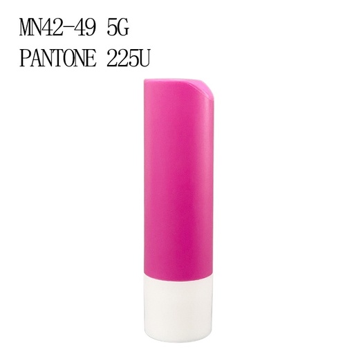 [M0000463] Lip Balm MN42-94 Type L08b-s - Dark Pink Color Cap - White Body