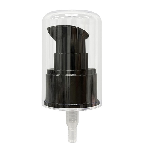 [M0000531] Black Serum Pump Neck 24 With Crystal Cap