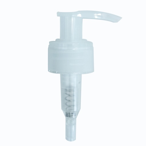 [M0000564] Lotion Pump Natural Color Neck 28 / Open-Close