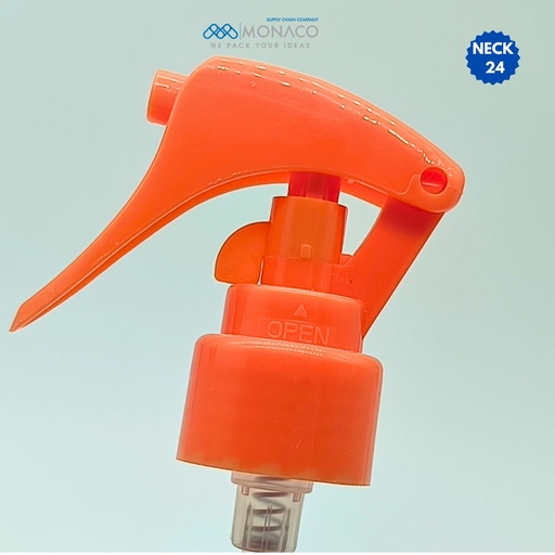 [M0000579] Mini Trigger Orange MN01-4 Neck 24 dip tube 200 mm